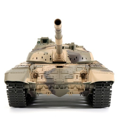 90 RC model Tank - Smoke, Sound, BB Firing, Infrared, Upgraded Metal Suspension Arms
