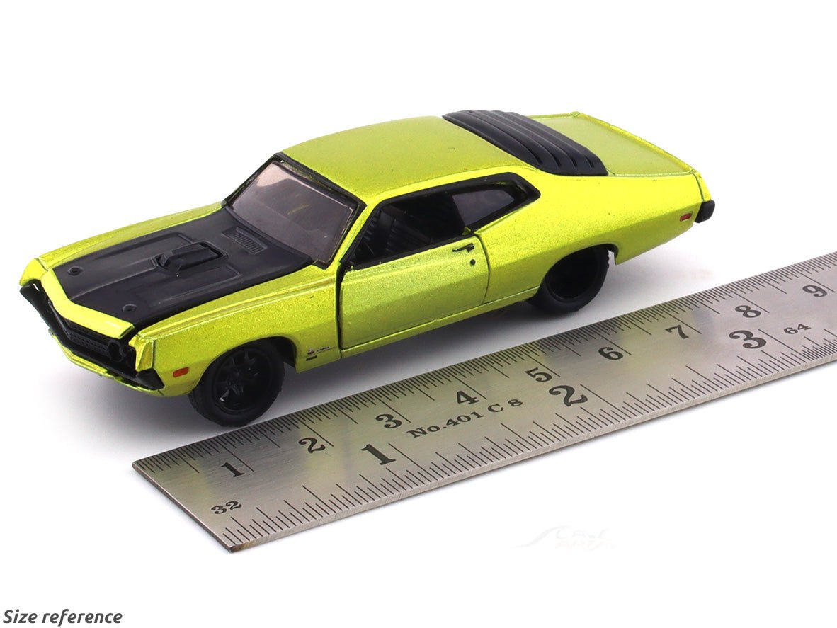 1970 Ford Torino Cobra green 1:64 M2 Machines diecast scale model collectible