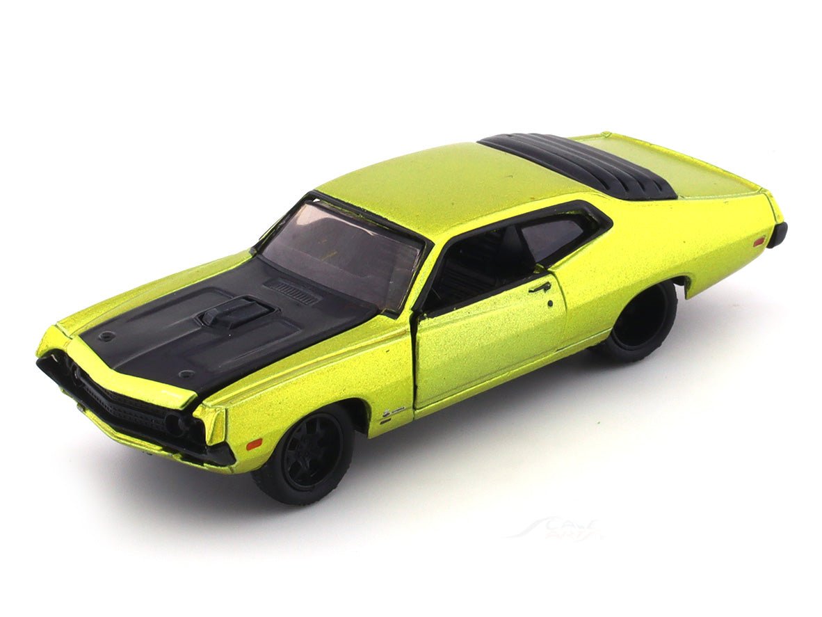 1970 Ford Torino Cobra green 1:64 M2 Machines diecast scale model collectible