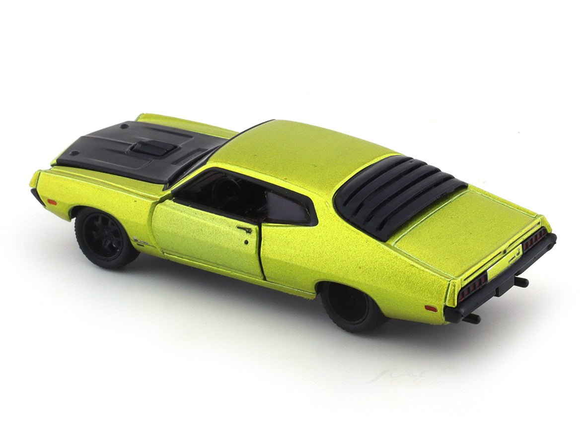 1970 Ford Torino Cobra green 1:64 M2 Machines diecast scale model collectible