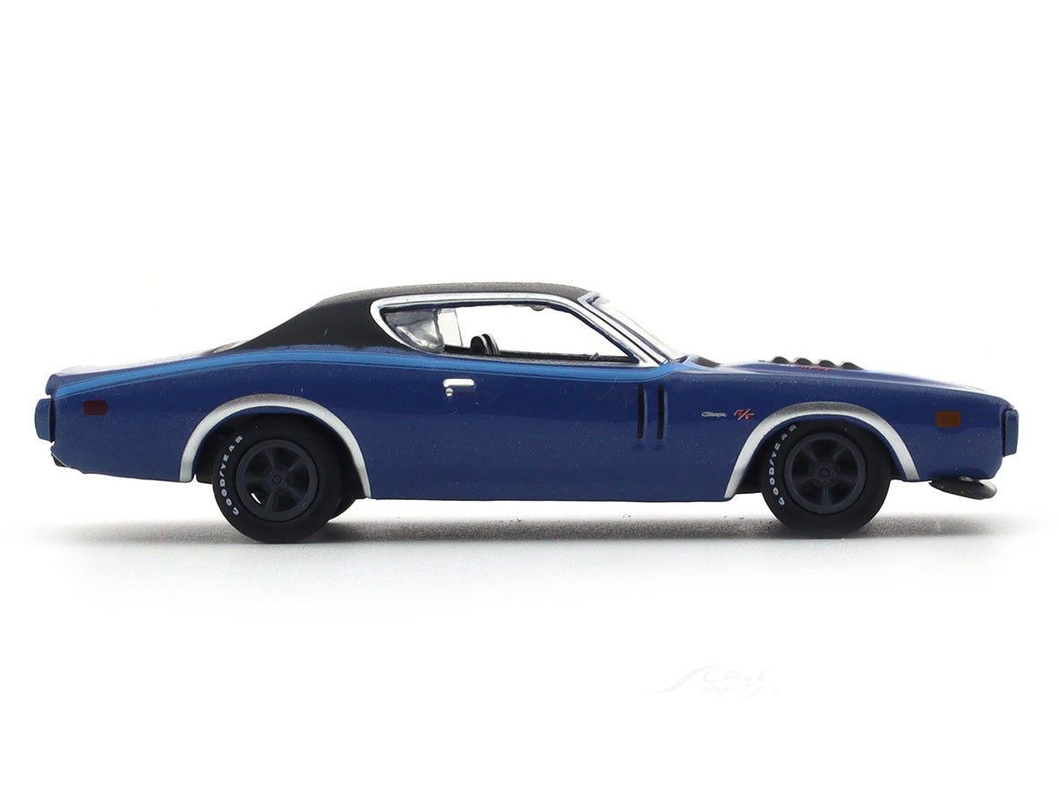1971 Dodge Charger R/T 440-6-Pack blue 1:64 M2 Machines diecast scale model collectible