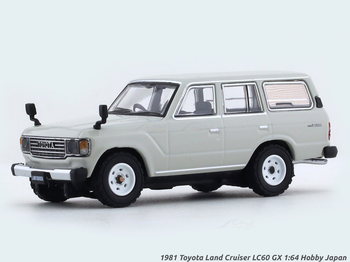 1981 Toyota Land Cruiser LC60 GX white 1:64 Hobby Japan diecast scale model collectible