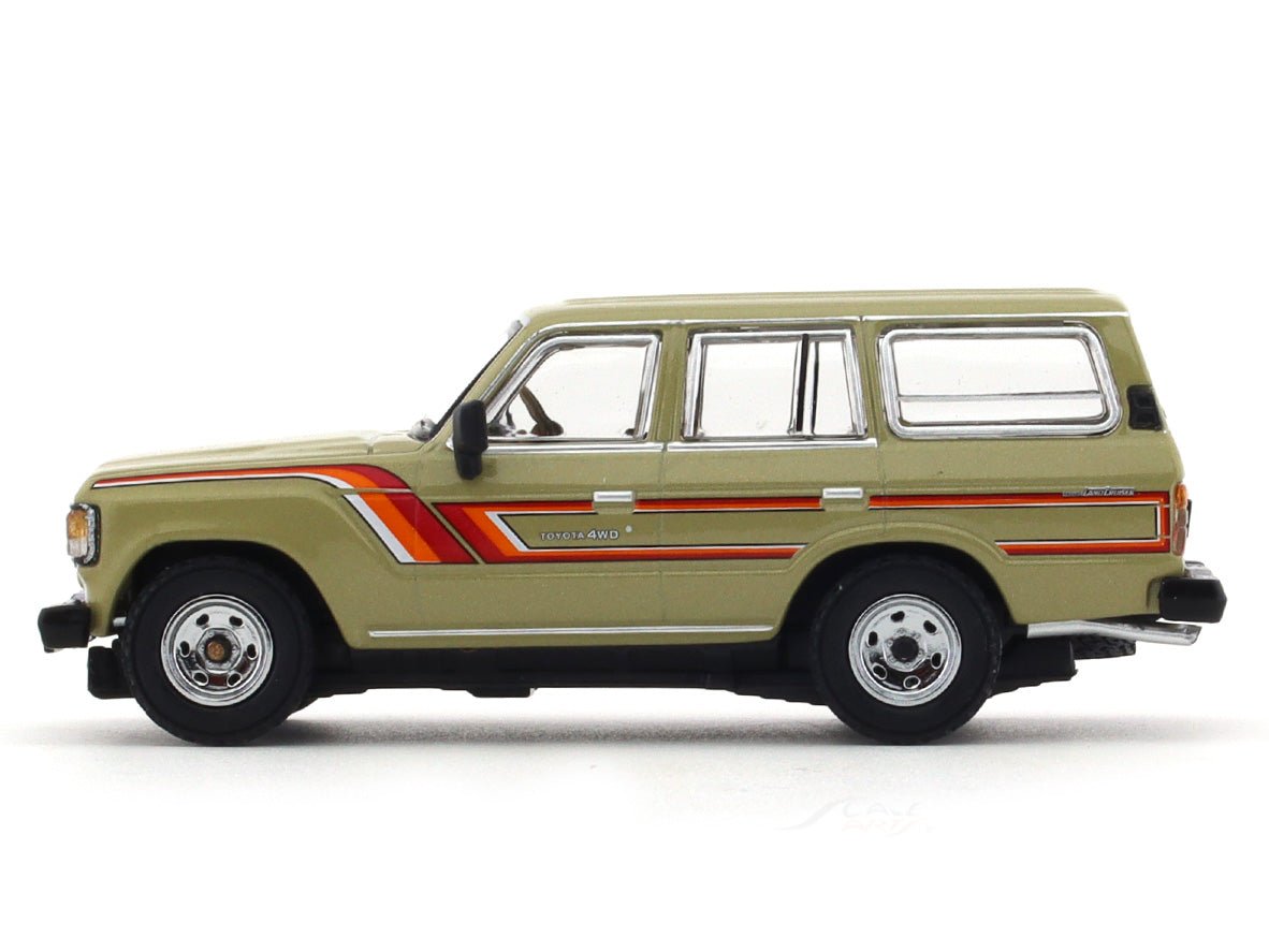 1984 Toyota Land Cruiser LC60 GX brown 1:64 Hobby Japan diecast scale model collectible