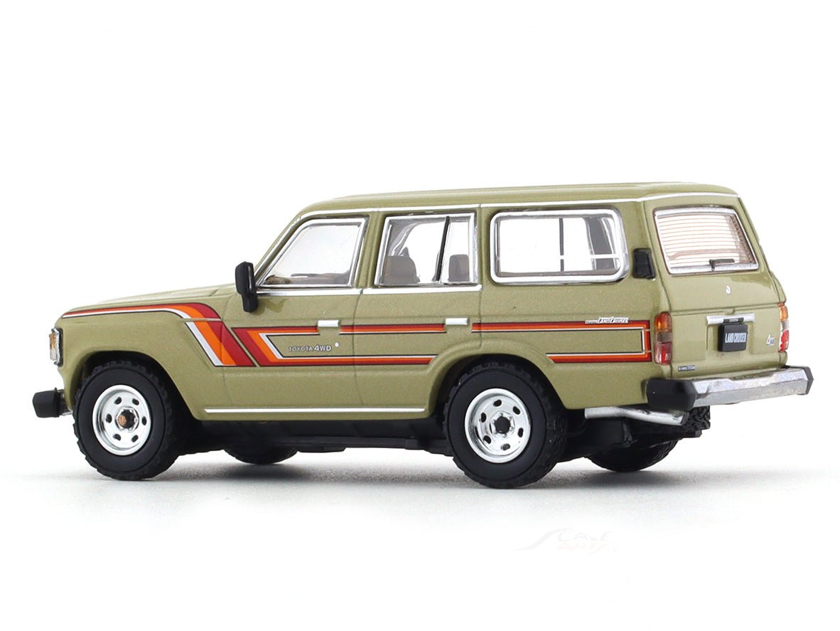 1984 Toyota Land Cruiser LC60 GX brown 1:64 Hobby Japan diecast scale model collectible