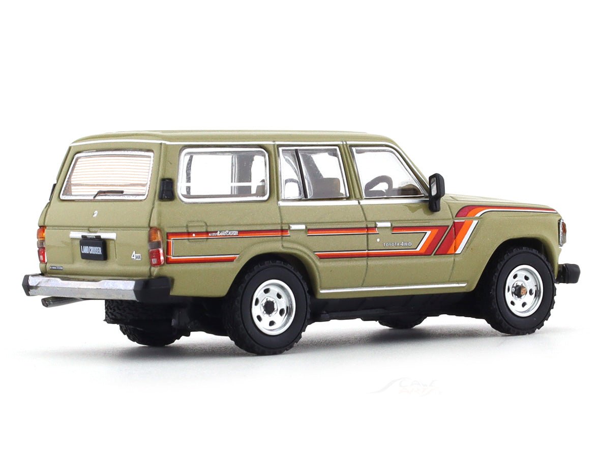 1984 Toyota Land Cruiser LC60 GX brown 1:64 Hobby Japan diecast scale model collectible