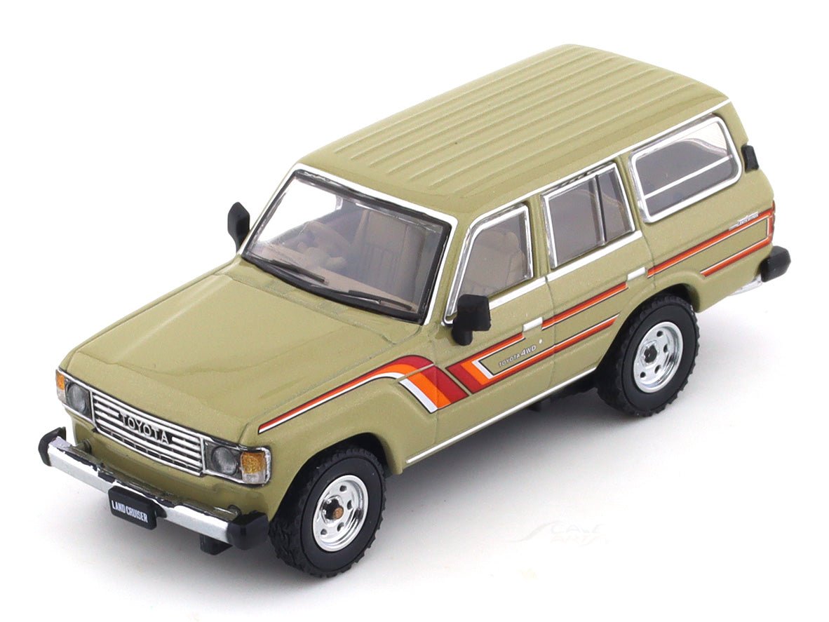 1984 Toyota Land Cruiser LC60 GX brown 1:64 Hobby Japan diecast scale model collectible