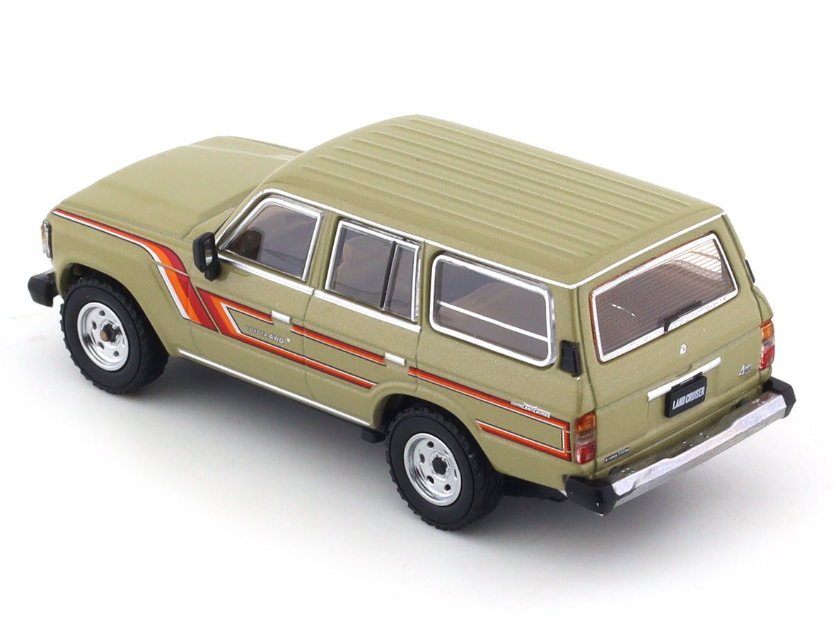 1984 Toyota Land Cruiser LC60 GX brown 1:64 Hobby Japan diecast scale model collectible