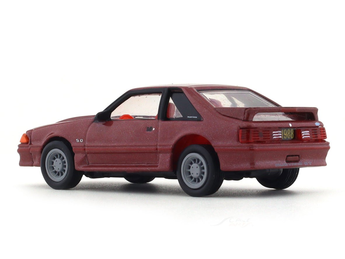 1988 Ford Mustang GT Cabernet 1:64 M2 Machines diecast scale model collectible