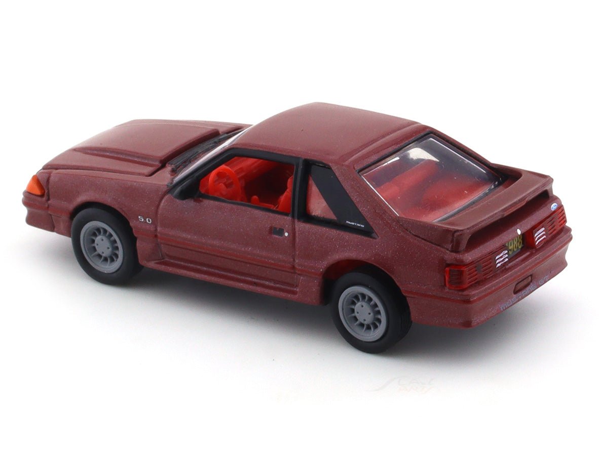 1988 Ford Mustang GT Cabernet 1:64 M2 Machines diecast scale model collectible