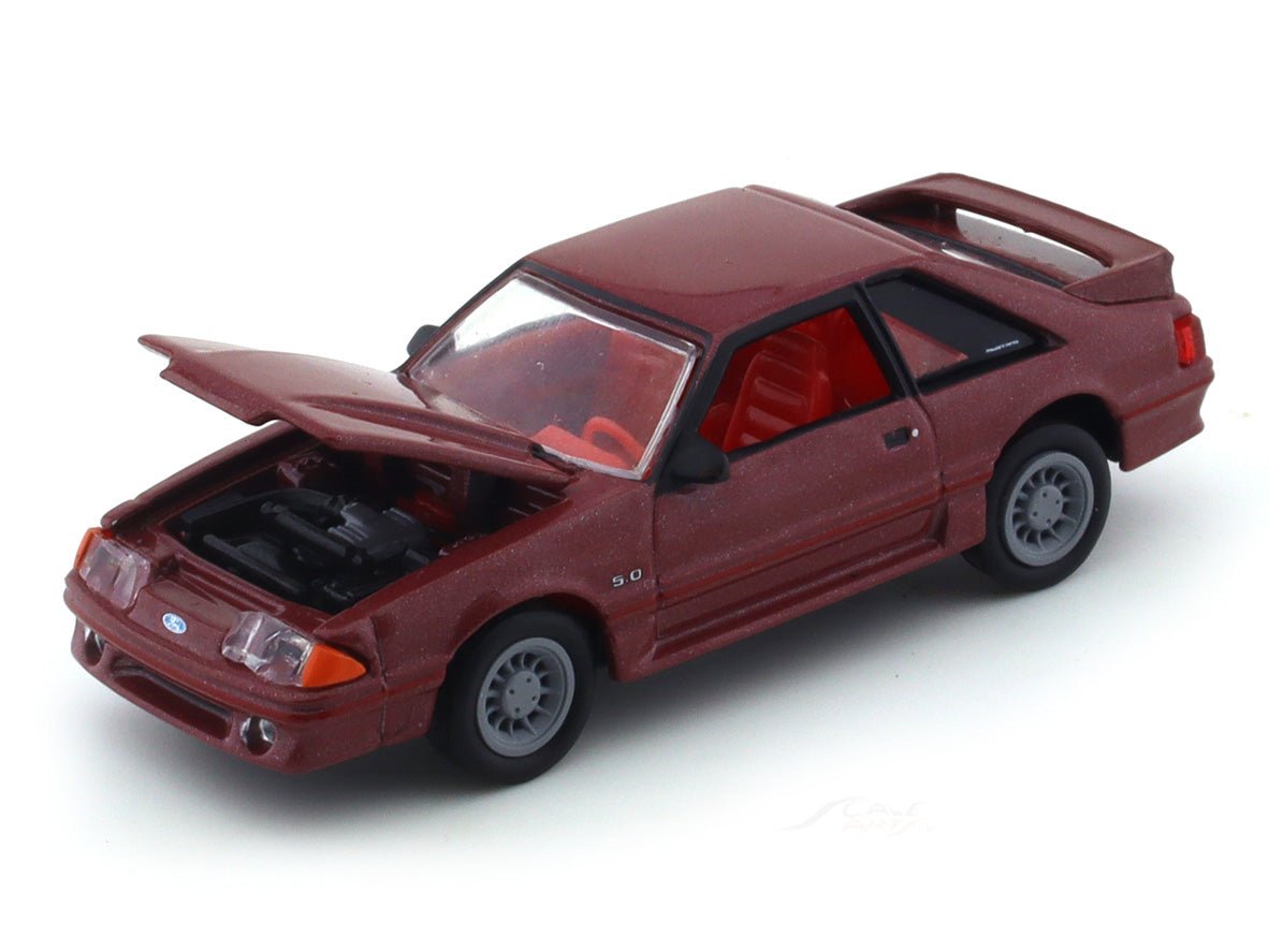1988 Ford Mustang GT Cabernet 1:64 M2 Machines diecast scale model collectible