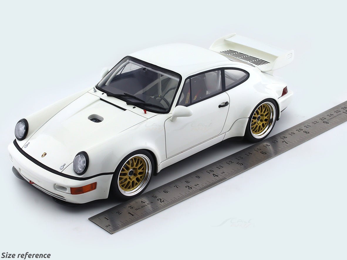 1993 Porsche 911 964 RSR Coupe white 1:18 GT Spirit Scale Model collectible