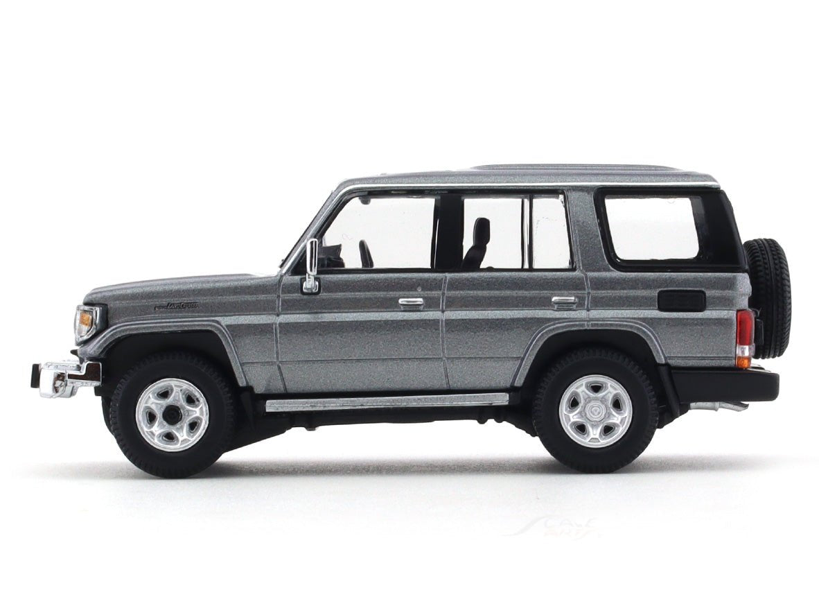 2001 Toyota Land Cruiser 70 ZX grey 1:64 Hobby Japan diecast scale model collectible