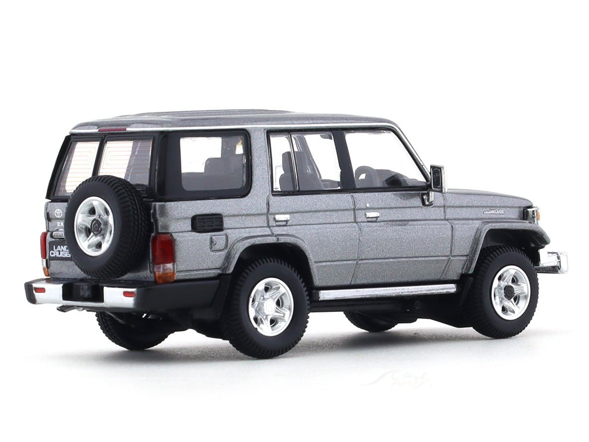 2001 Toyota Land Cruiser 70 ZX grey 1:64 Hobby Japan diecast scale model collectible