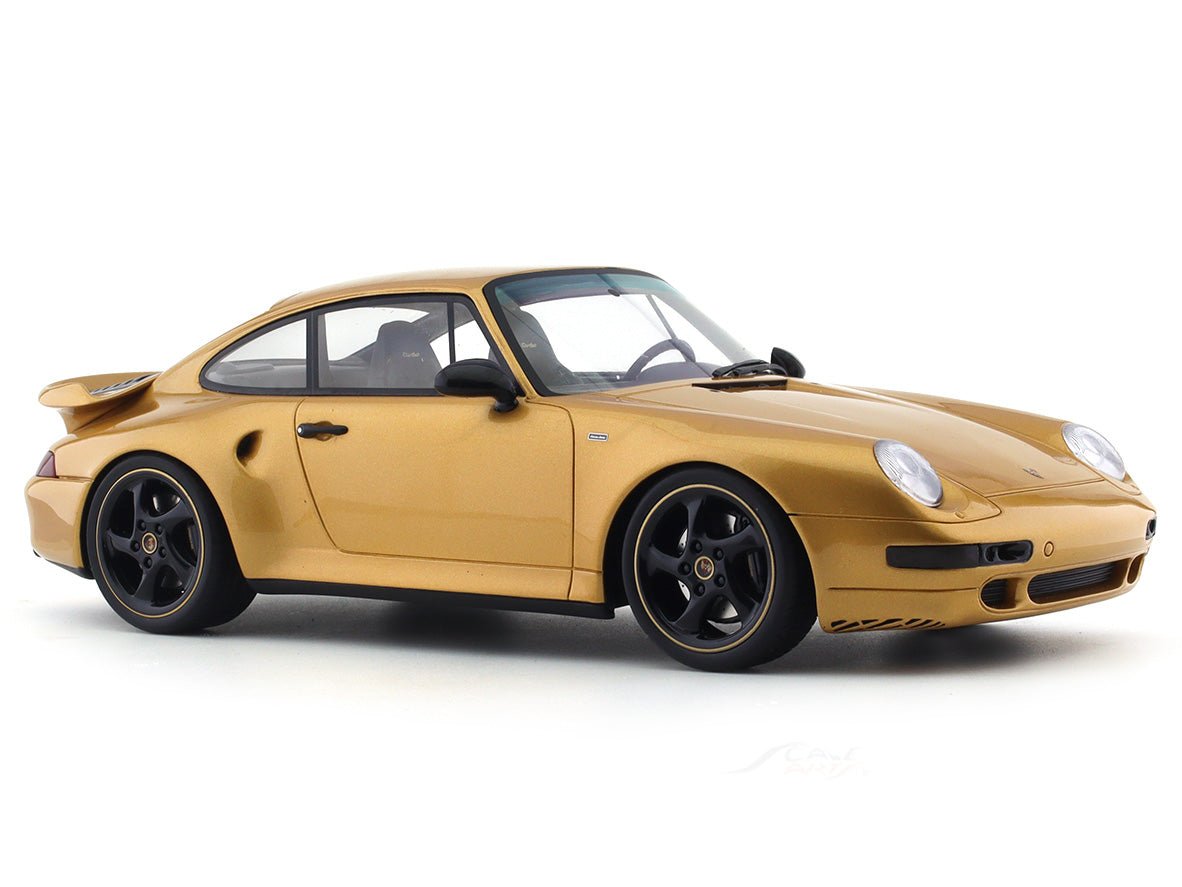 2018 Porsche 911 993 Turbo S gold 1:18 GT Spirit Scale Model collectible
