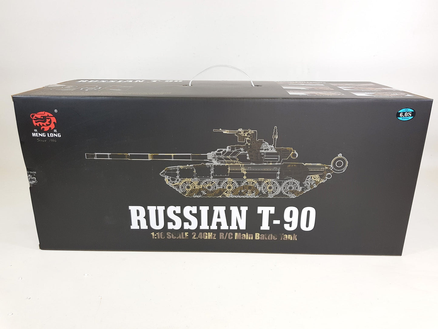 90 RC model Tank - Smoke, Sound, BB Firing, Infrared, Upgraded Metal Suspension Arms