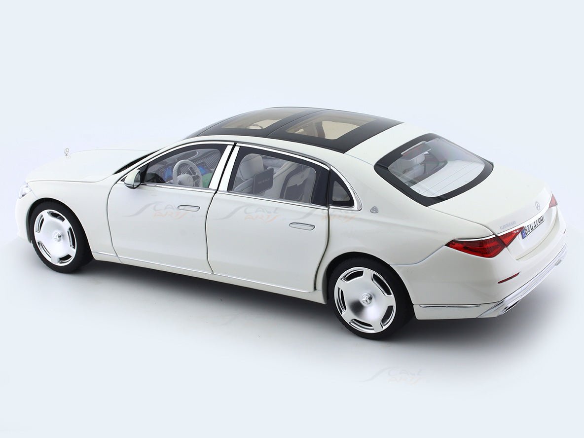 2021 Mercedes-Maybach S 680 4MATIC white 1:18 Norev diecast scale model car collectible