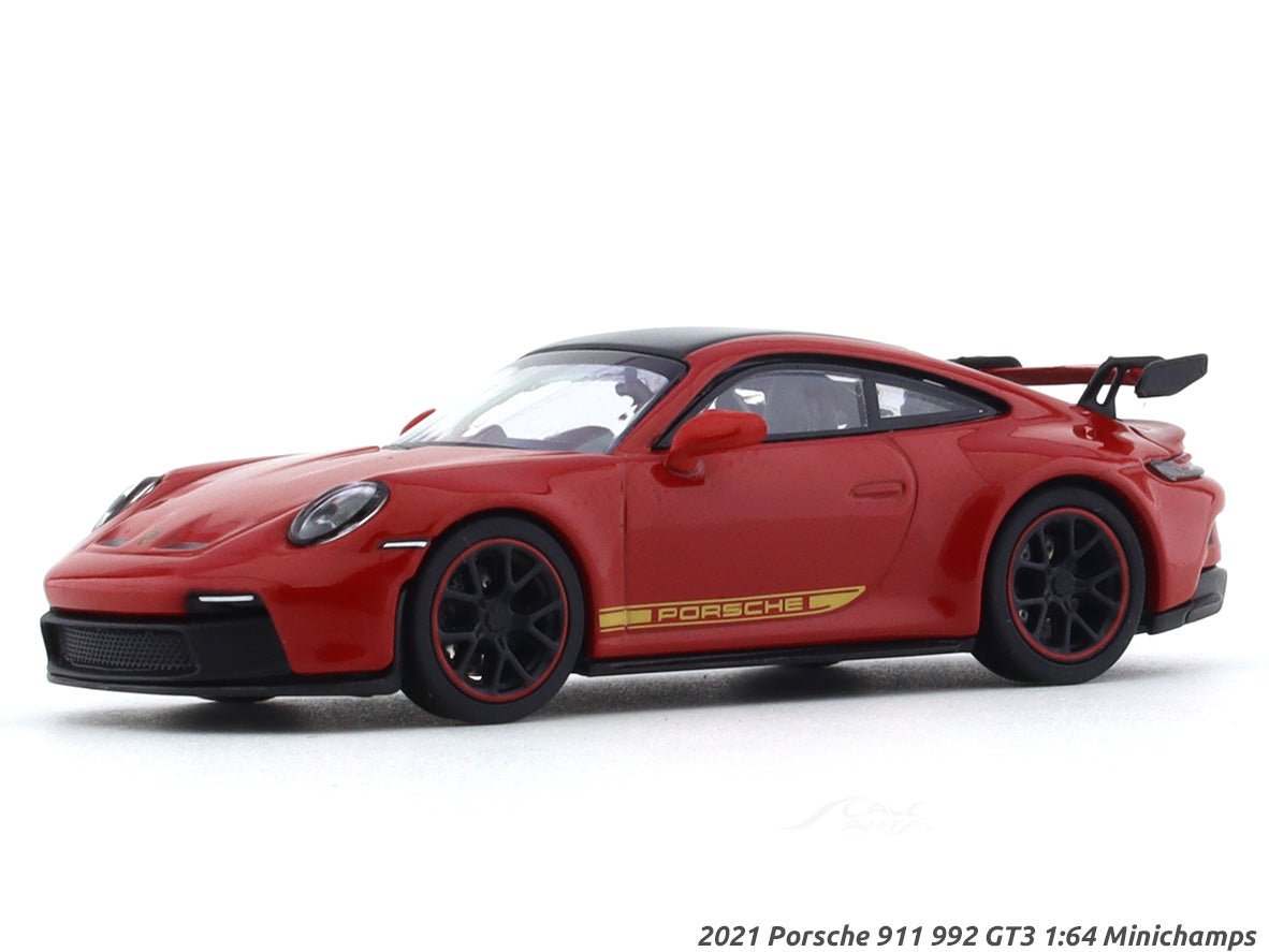 2021 Porsche 911 992 GT3 red 1:64 Minichamps diecast scale model collectible
