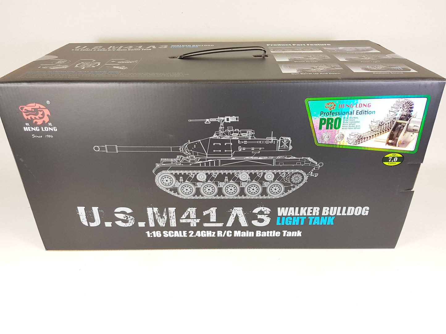 Bulldog 7 Smoke Sound BB Infrared RC Tank