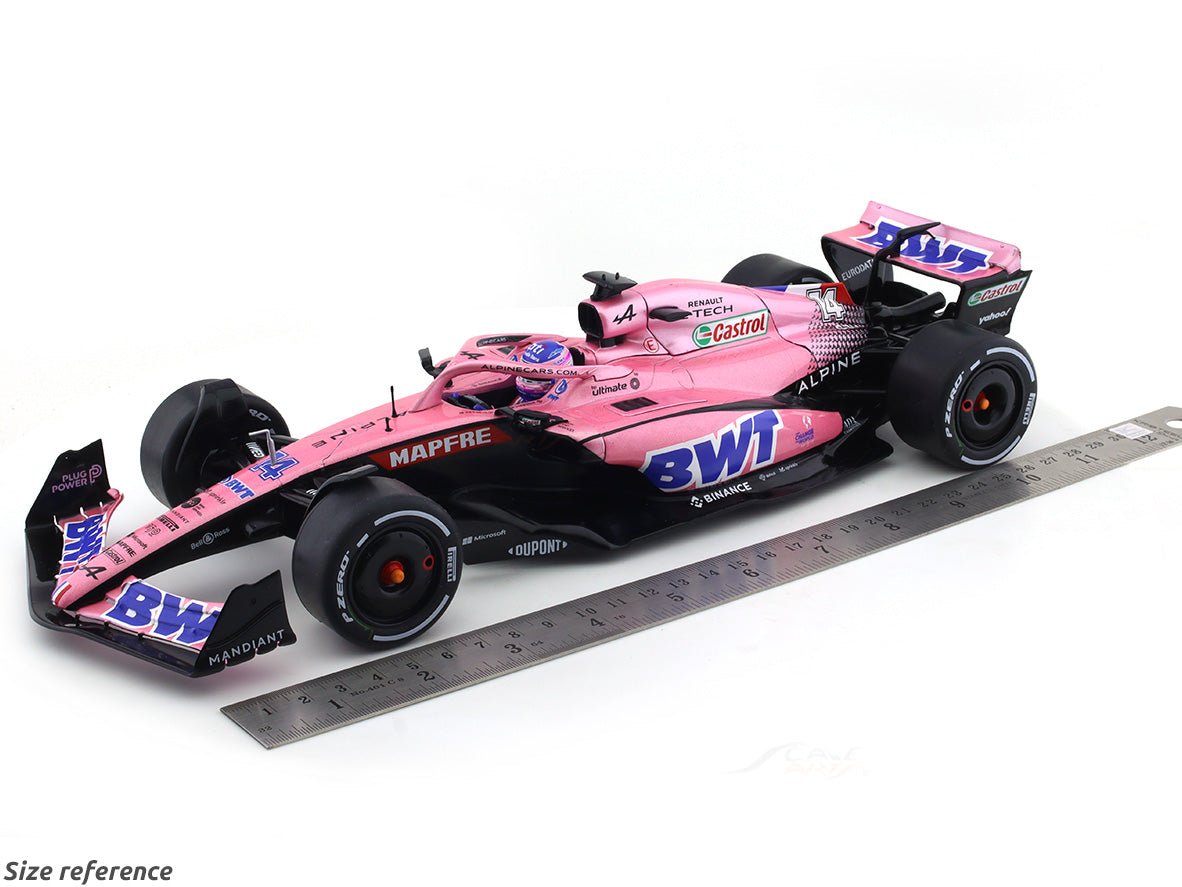 2022 Alpine A522 #14 Fernando Alonso 1:18 Solido diecast Scale Model collectible