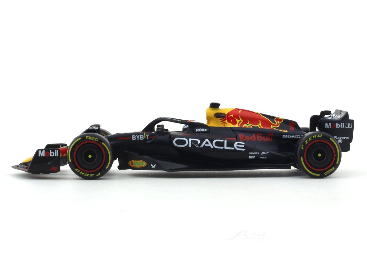 2023 Red Bull Racing RB19 #1 Max Verstappen 1:43 Bburago & coffee mug scale model car collectible