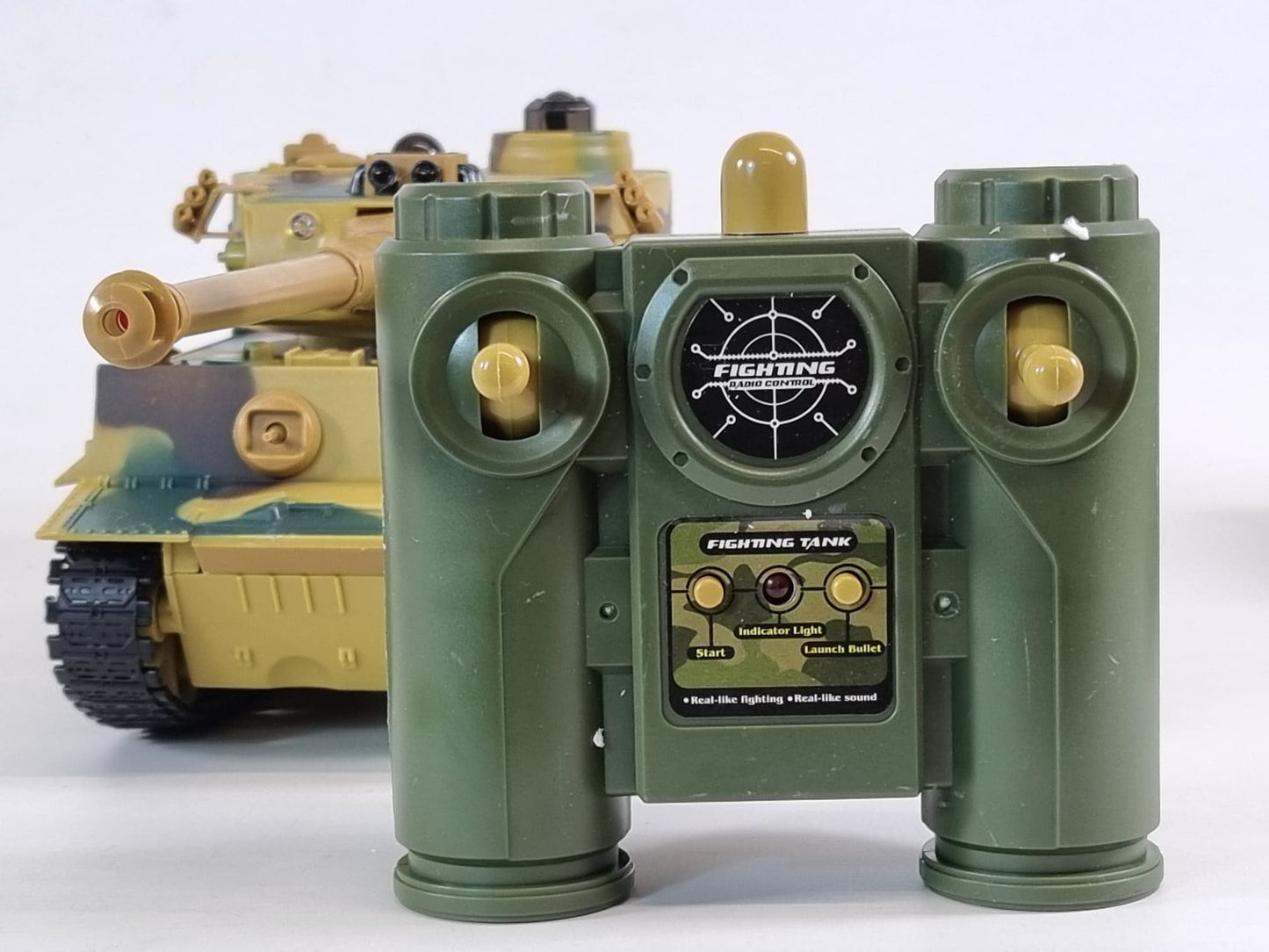 Twin Pack Geman Tiger & M1A2 Infra-red Battle Radio Remote Control RC Tank