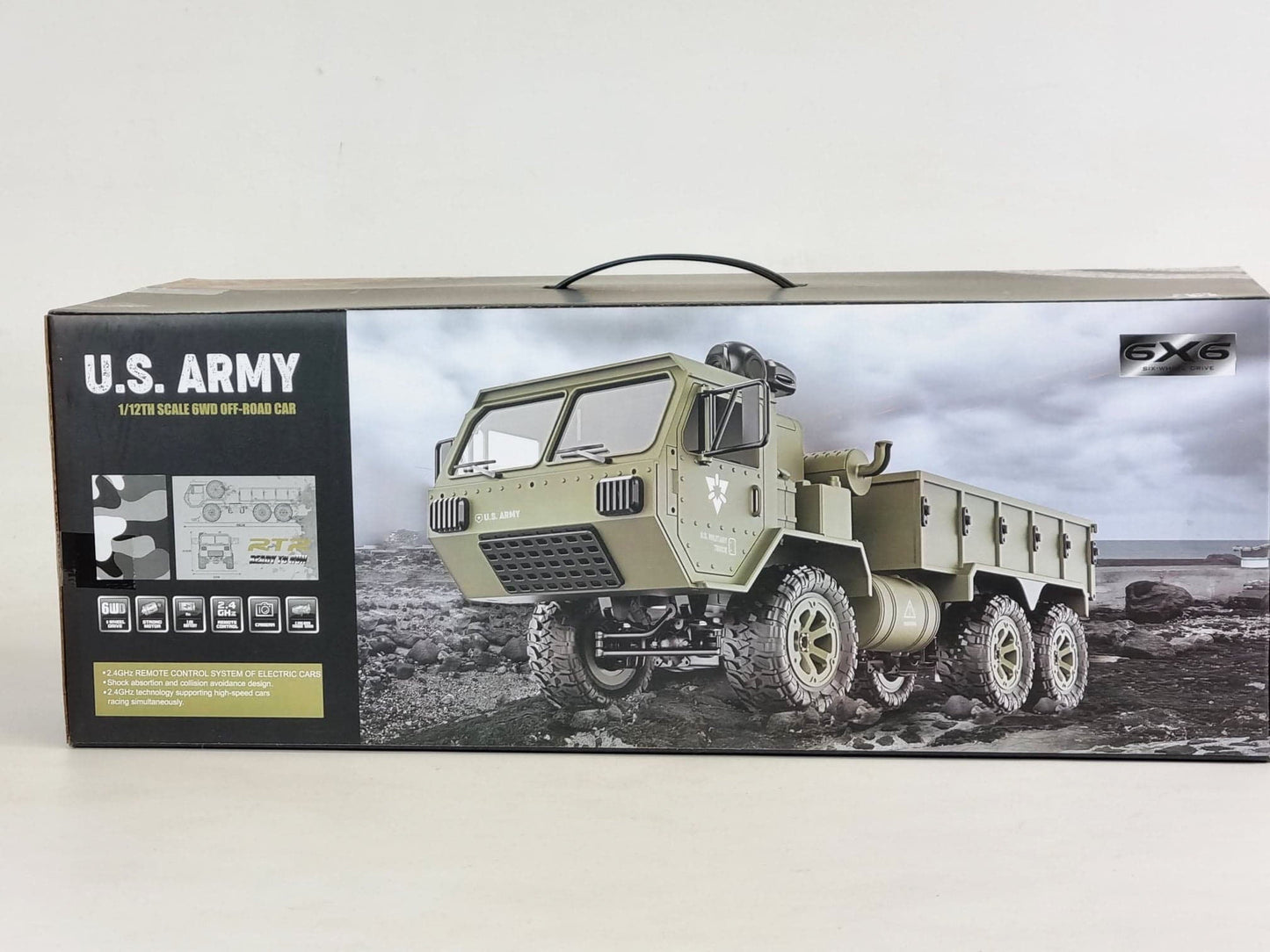 RC Military Truck Willys Jeep 6WD Off Road