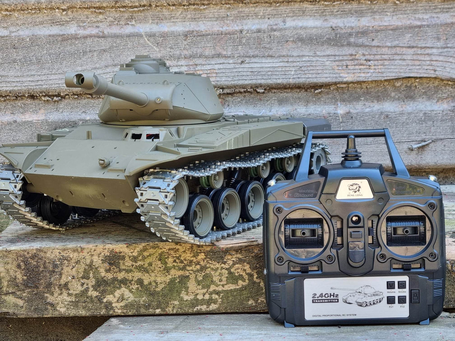 Bulldog 7 Smoke Sound BB Infrared RC Tank