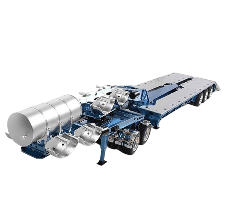 Swing Wing Lowboy (3x8 Widening Semi Trailer And 2x8 Widening Dolly)