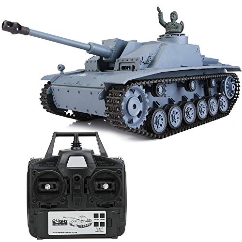 RC Model Tank G grey BB+IR (metal tracks) PRO upgraded version