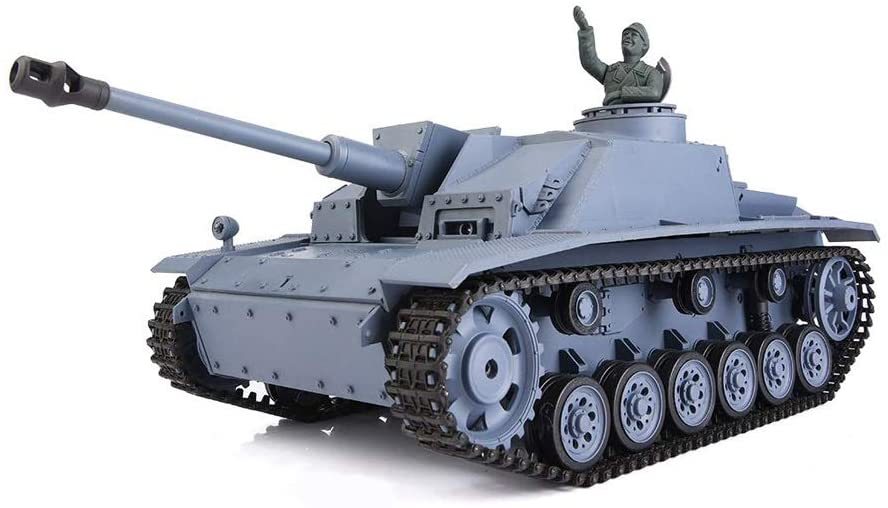 RC Model Tank G grey BB+IR (metal tracks) PRO upgraded version