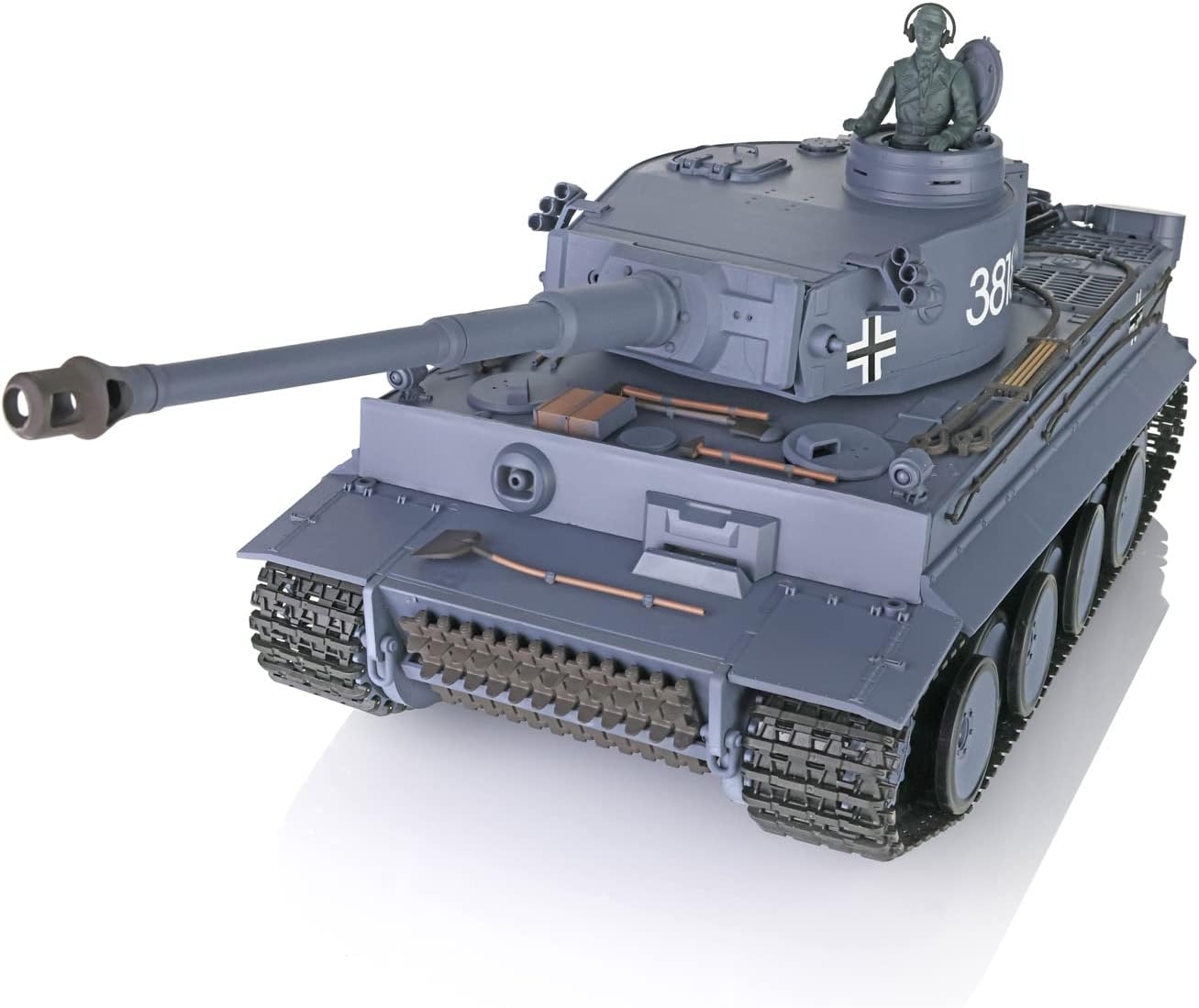 Tank Tiger Long 1:16, Smoke, Sound, BB Shot Function + IR, 2,4 Ghz metal suspension
