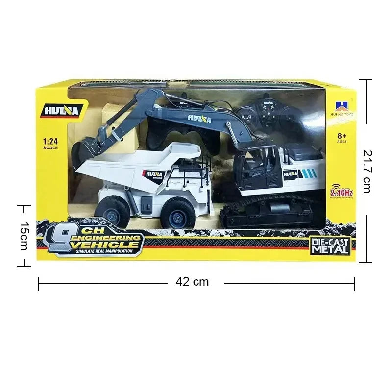 1559 RC Excavator and Dump Truck Set