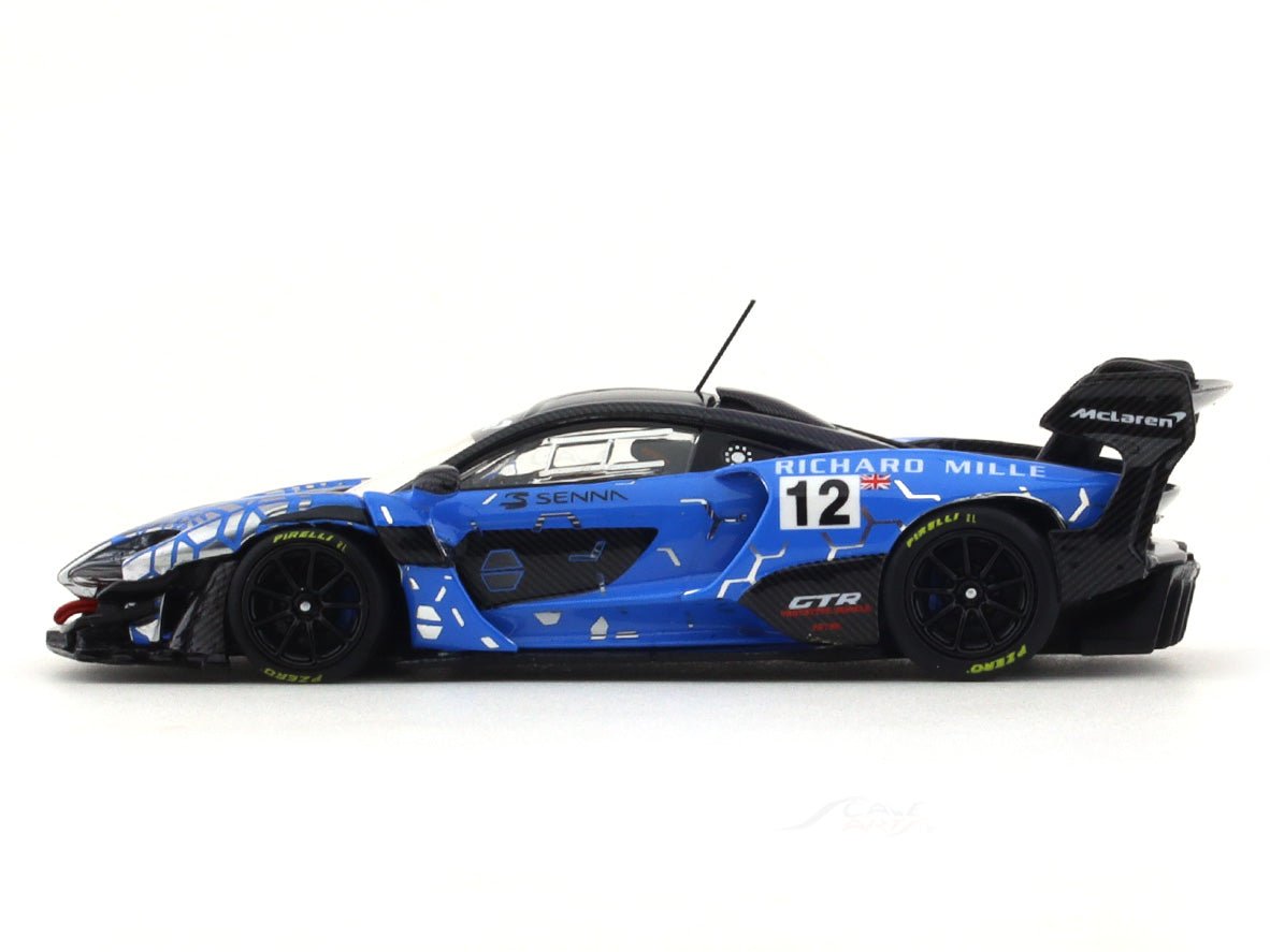 McLaren Senna GTR blue 1:64 LCD diecast scale model collectible