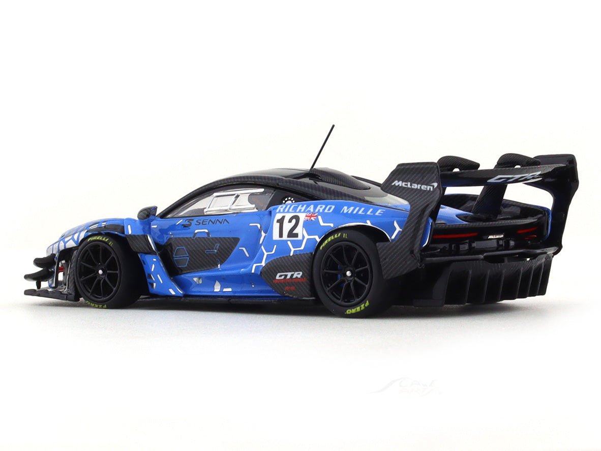 McLaren Senna GTR blue 1:64 LCD diecast scale model collectible