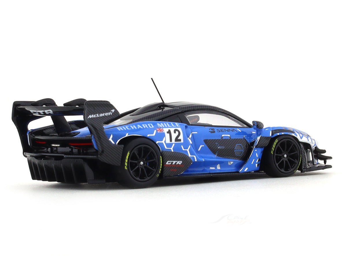 McLaren Senna GTR blue 1:64 LCD diecast scale model collectible
