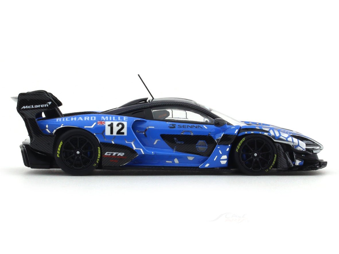 McLaren Senna GTR blue 1:64 LCD diecast scale model collectible