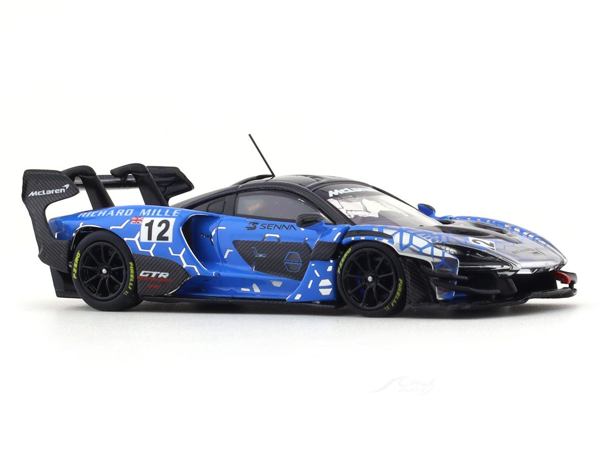 McLaren Senna GTR blue 1:64 LCD diecast scale model collectible