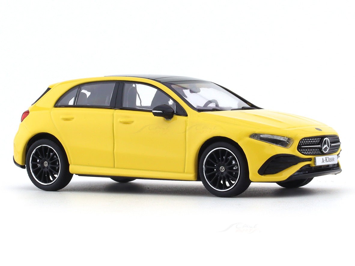 Mercedes-Benz A-Class W177 yellow 1:43 Spark diecast scale model car collectible