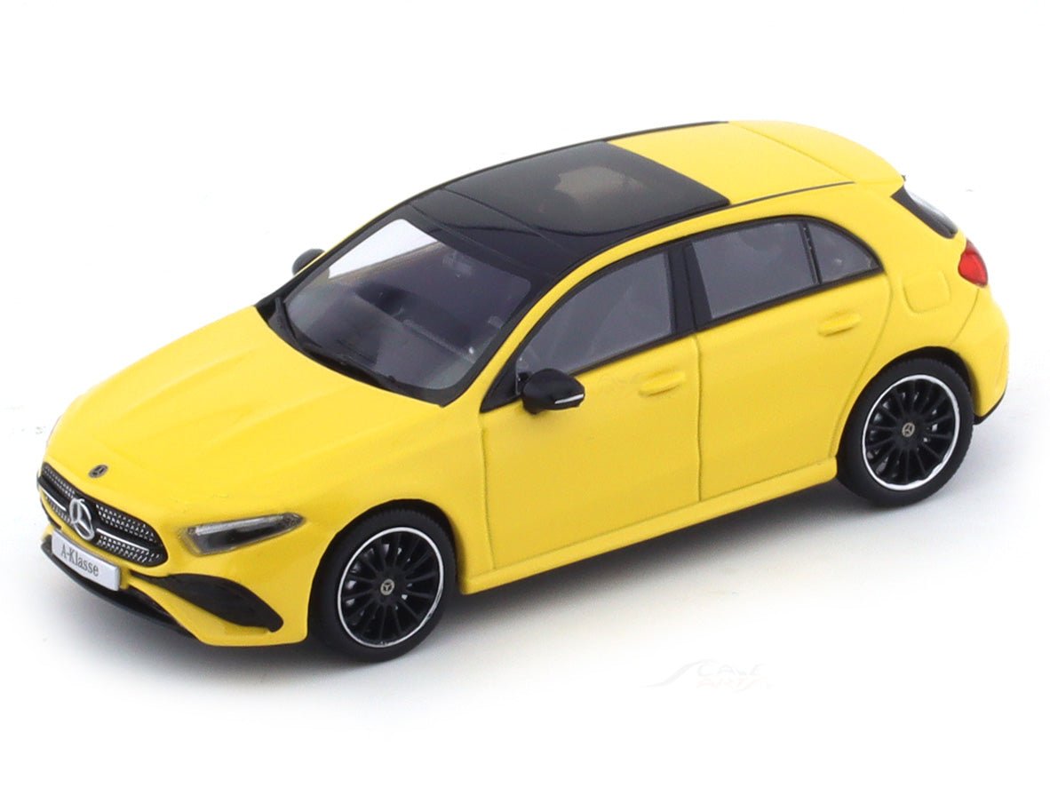 Mercedes-Benz A-Class W177 yellow 1:43 Spark diecast scale model car collectible