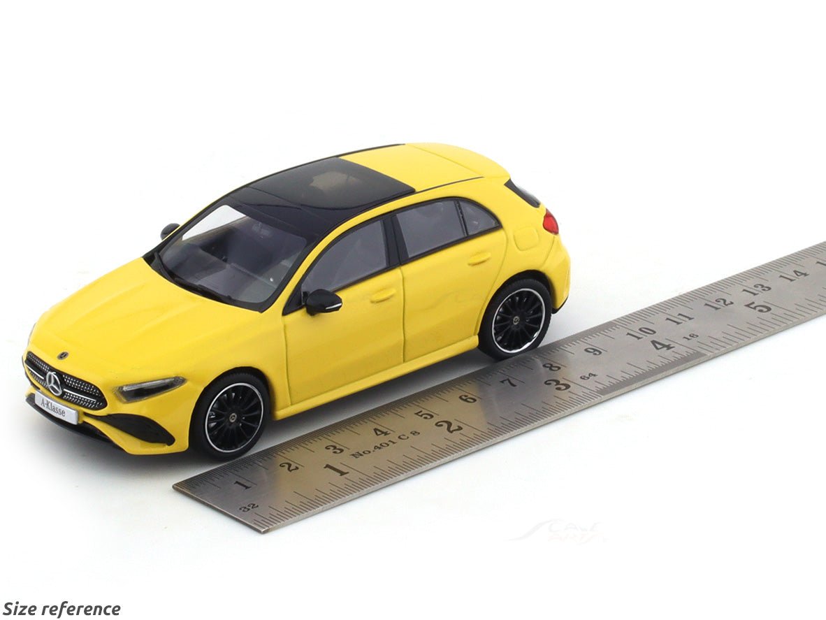Mercedes-Benz A-Class W177 yellow 1:43 Spark diecast scale model car collectible