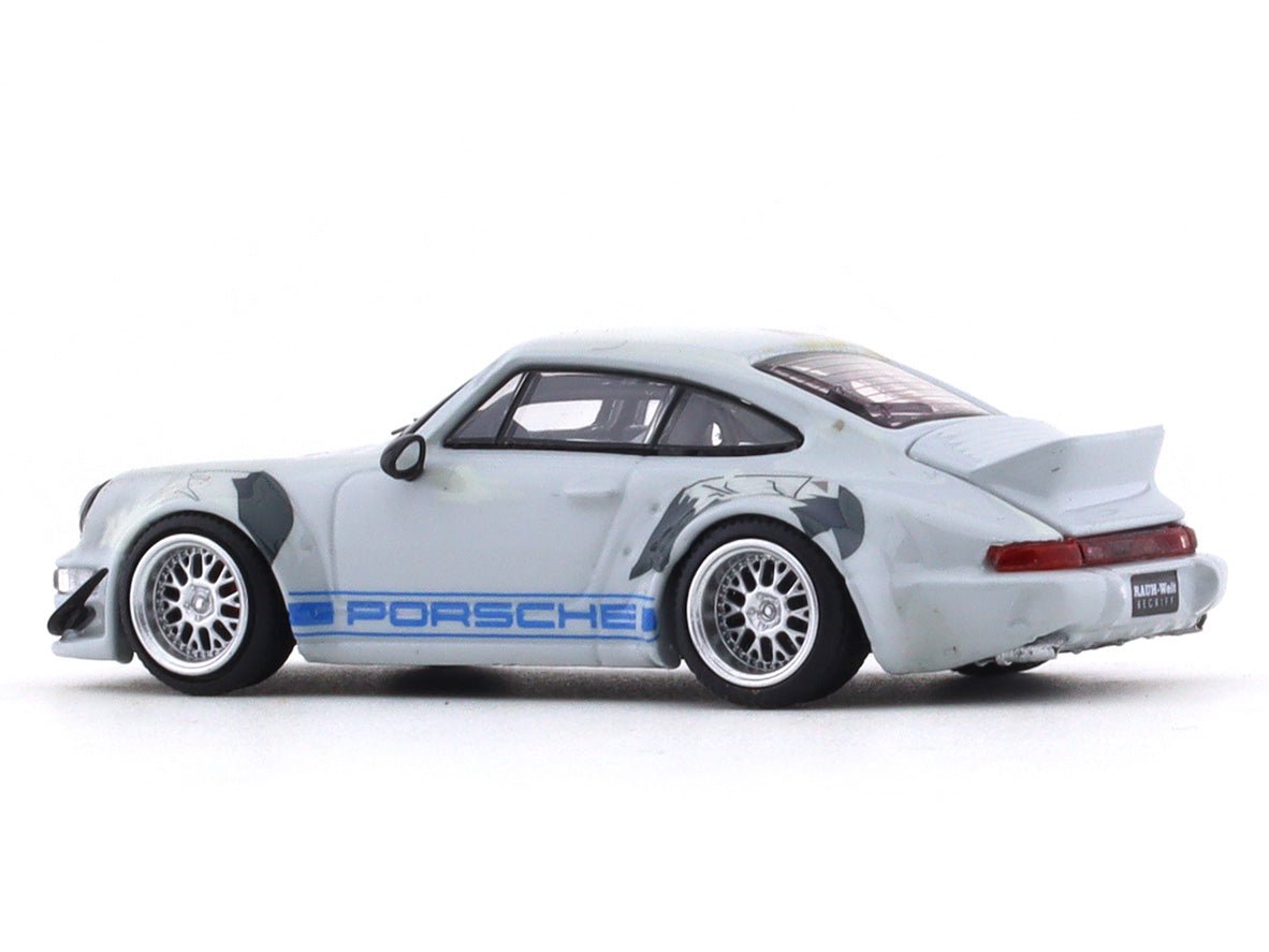 Porsche 964 RWB grey 1:64 Time Micro diecast scale model collectible