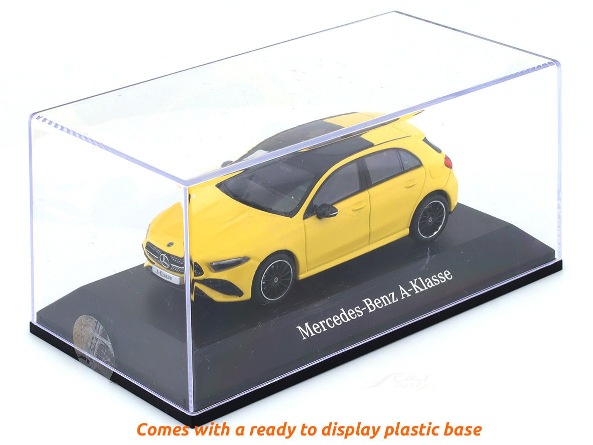 Mercedes-Benz A-Class W177 yellow 1:43 Spark diecast scale model car collectible