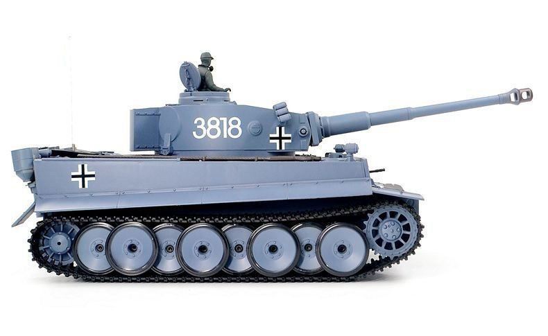 Tank Tiger Long 1:16, Smoke, Sound, BB Shot Function + IR, 2,4 Ghz metal suspension