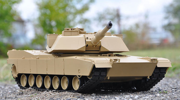 RC Tank 1:16 Scale Model Heng Long Abrams BB Firing Airsoft Smoke Sound Version 6.0s Infrared M1A2