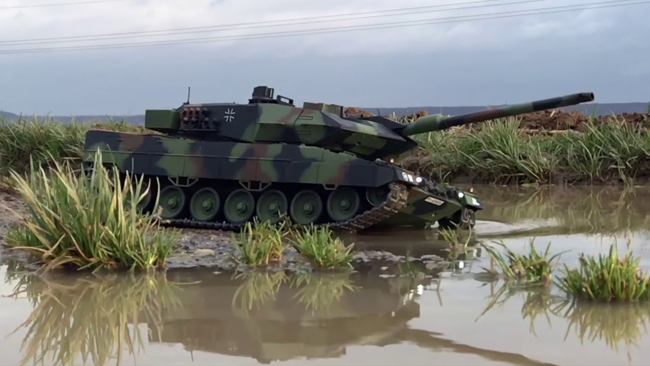 Remote Control R/C Model Heng long 3889-1 1/16 2.4G German Leopard A6 RC Tank Version 7 METAL SUSPENSION