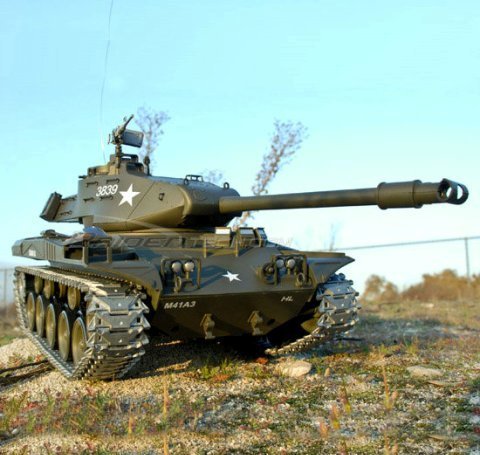 Bulldog 7 Smoke Sound BB Infrared RC Tank