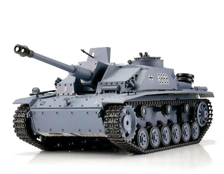 RC Model Tank G grey BB+IR (metal tracks) PRO upgraded version