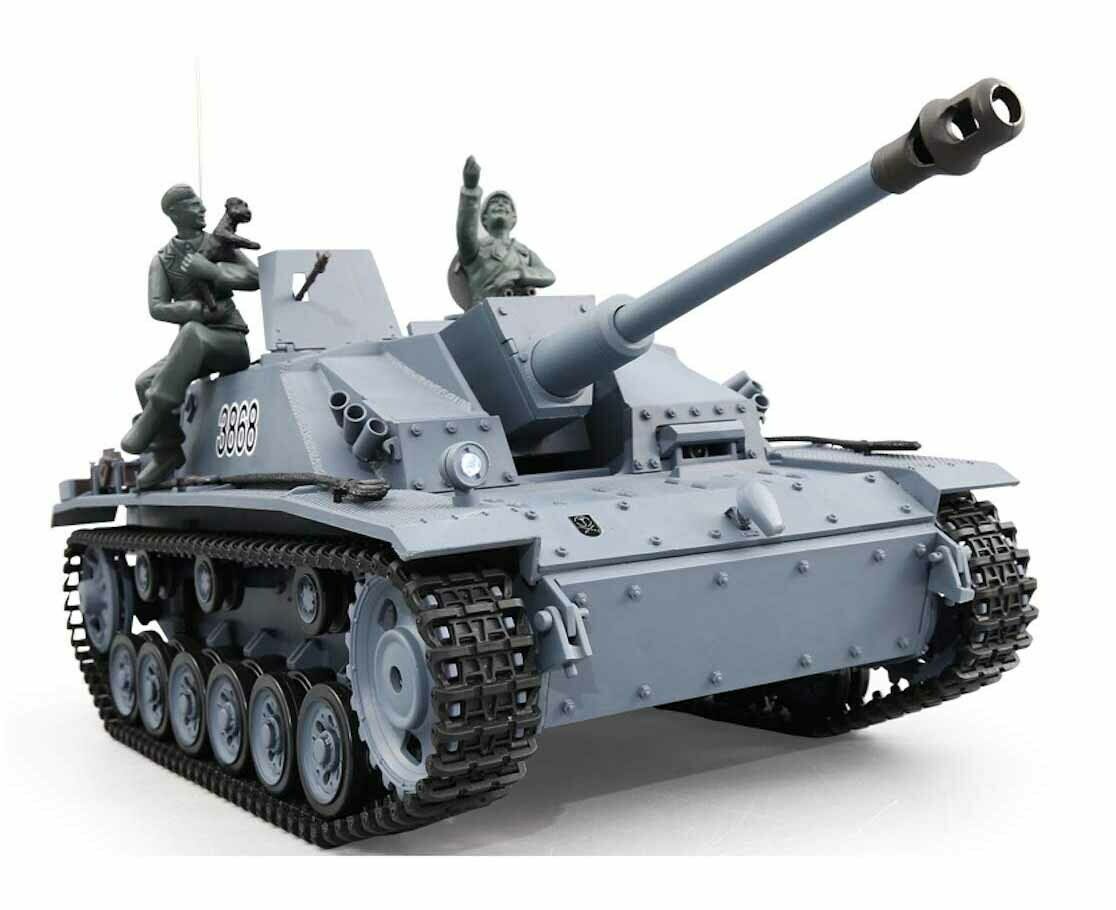 RC Model Tank G grey BB+IR (metal tracks) PRO upgraded version