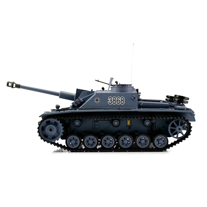 RC Model Tank G grey BB+IR (metal tracks) PRO upgraded version