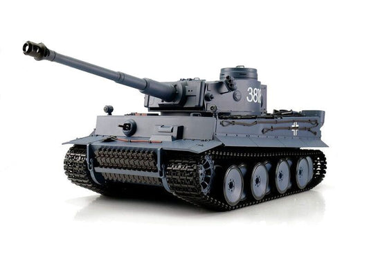 Tank Tiger Long 1:16, Smoke, Sound, BB Shot Function + IR, 2,4 Ghz metal suspension